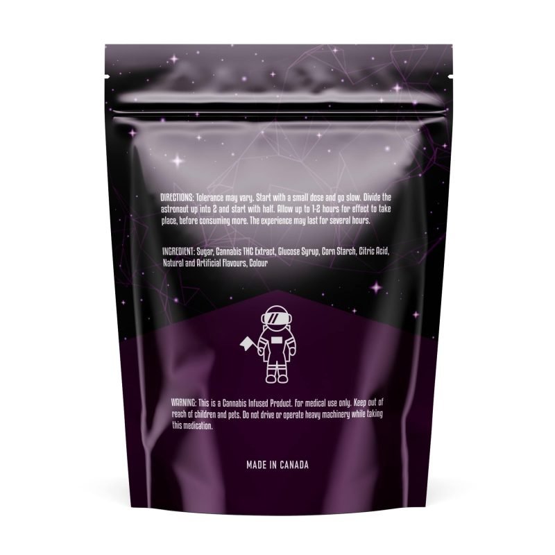 faded cannabis co. grape galaxy astronauts 600mg thc