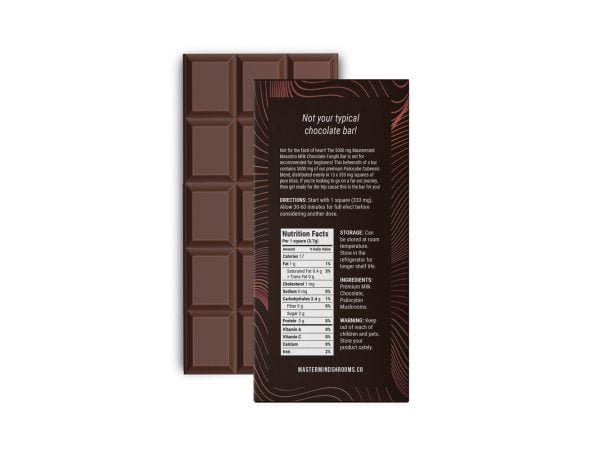 mastermind – 5000mg milk chocolate bar