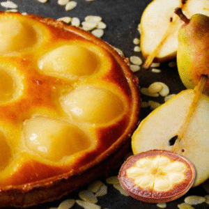 Pear & Almond Tart 750g Frozen Pomone   * MELBOURNE METRO ONLY **