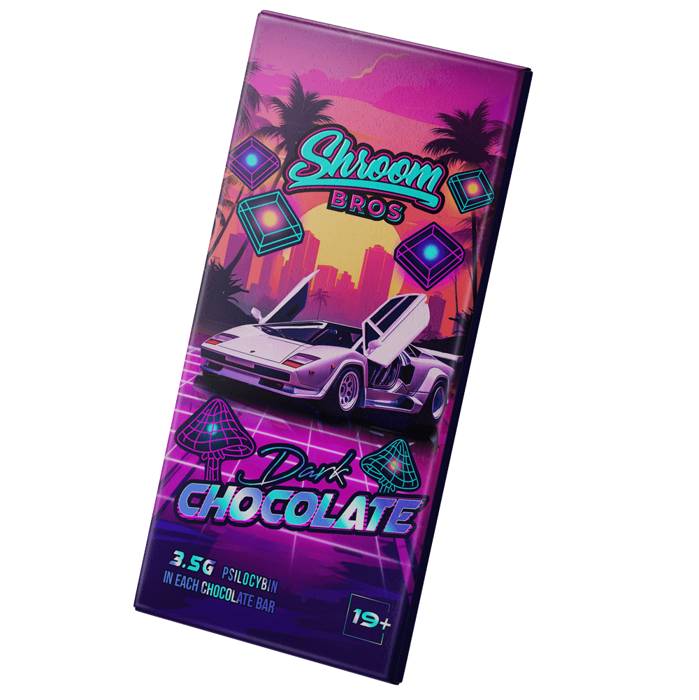 Magic Mushroom Chocolate Bar (Vegan Dark)